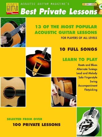 Acoustic Guitar Magazine's Best Private Lessons Gitarre Buch + CD