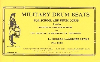 Military Drum Beats for school and drum corps, incl. individual exhibition beats...