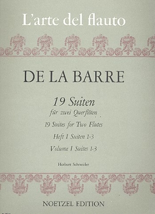 19 Suiten Band 1 (Nr.1-3) f�r 2 Fl�ten Spielpartitur