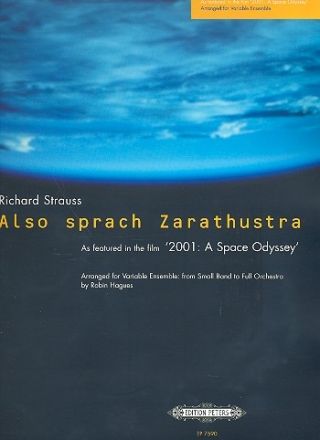 Also sprach Zarathustra fr variables Ensemble (Band bis Orchester) Partitur und Stimmen