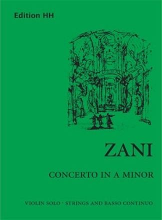 CONCERTO IN A MINOR FOR VIOLIN SOLO, STRINGS AND BC SCORE