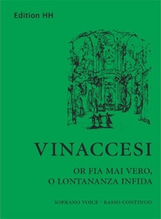 Or fia mai, o lontananza infida  Full score and parts