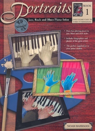 Portraits vol.1 (+CD): Jazz, Rock and Blues Piano Solos