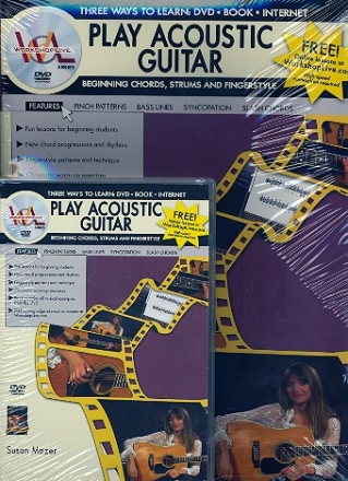 Play Acoustic Guitar - Beginning Chords, Strums and Fingerstyle (+DVD)