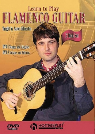 Learn to play Flamenco guitar 2DVD's Tangos, Alegrias, Soleares and Bulerias