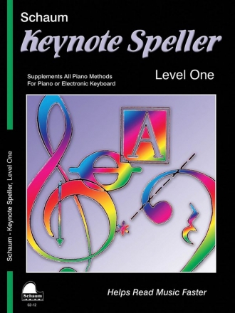 John W. Schaum, Keynote Speller Level 1 Klavier Buch