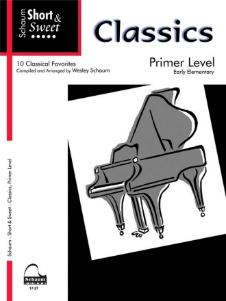Short & Sweet Classic Themes Primer for piano Piano Albums