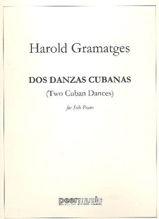 2 Danzas Cubanas para piano