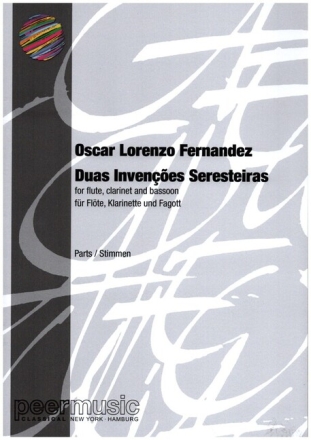 2 Inventions-Serenades for Flute, Clarinet and Bassoon parts