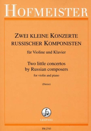 2 Kleine Konzerte russischer Komponisten f�r Violine und Klavier