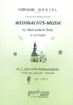 2 leichte Weihnachtsst�cke f�r Harmonium solo