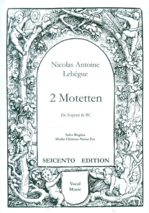 2 Motetten f�r Sopran und Bc Partitur