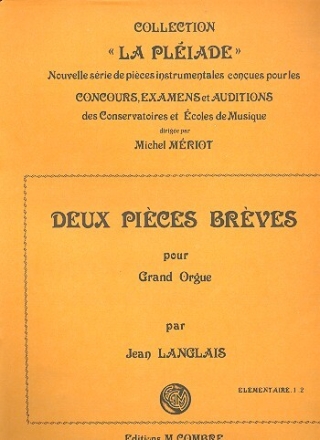 2 pi�ces br�ves pour orgue