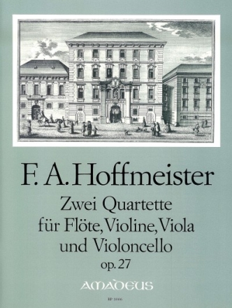 2 Quartette op.27 f�r Fl�te, Violine, Viola und Violoncello Stimmen