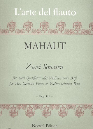 2 Sonaten f�r 2 Fl�ten (Violinen) ohne Ba� Spielpartitur
