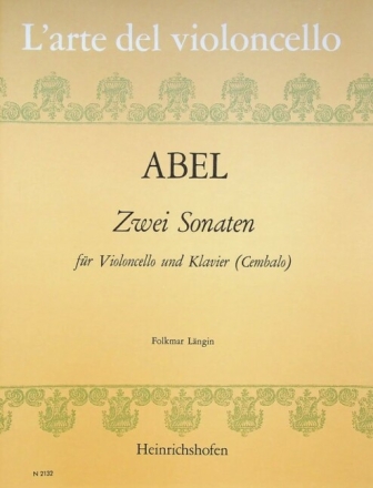 2 Sonaten f�r Violoncello und Klavier