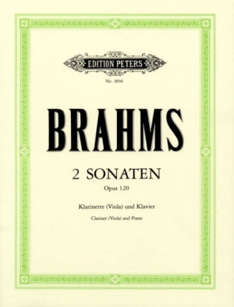 2 Sonaten op.120 f�r Klarinette und Klavier