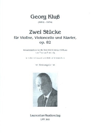 2 St�cke op.82 f�r Violine, Violoncello und Klavier Stimmen