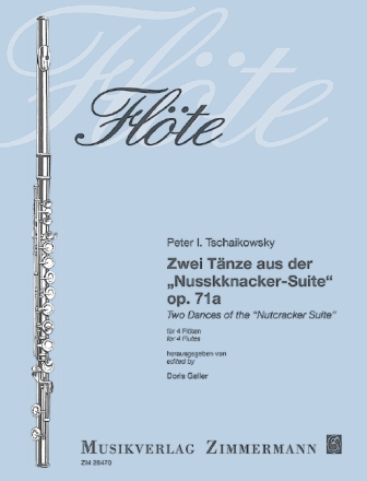 2 T�nze aus der Nussknacker-Suite op.71a f�r 4 Fl�ten 