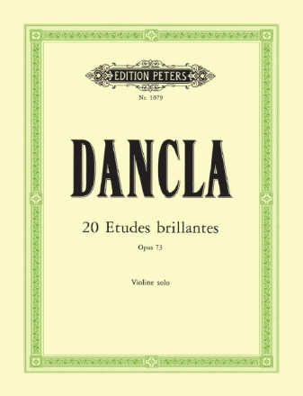 20 �tudes brillantes op.73 f�r Violine
