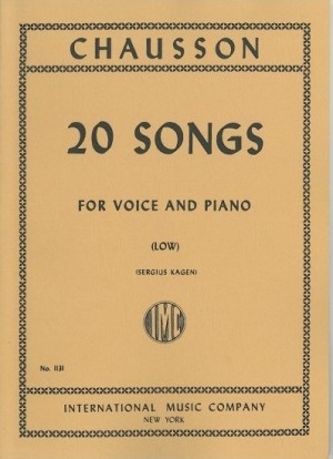 20 Songs for low voice and piano (en/fr)