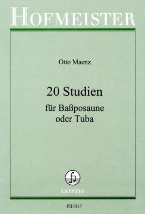 20 Studien f�r Ba�posaune (Tuba)