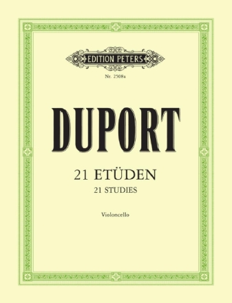 21 Et�den f�r Violoncello