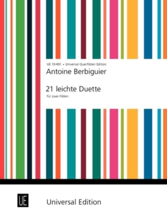 21 leichte Duette f�r 2 Fl�ten