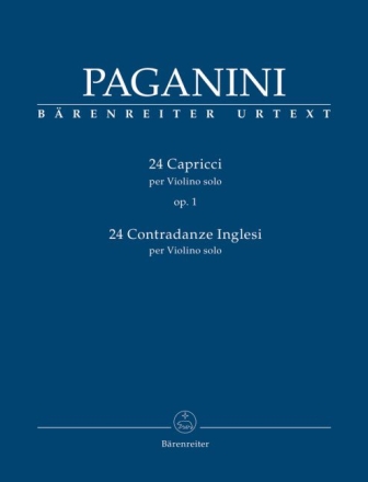 24 Capricci op.1  und  24 Contradanze inglesi f�r Violine