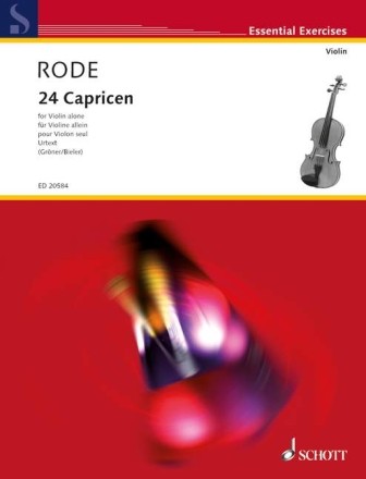 24 Capricen f�r Violine