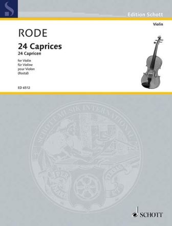 24 Capricen f�r Violine