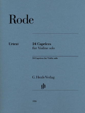 24 Caprices f�r Violine