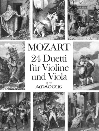 24 Duette f�r Violine und Viola Stimmen