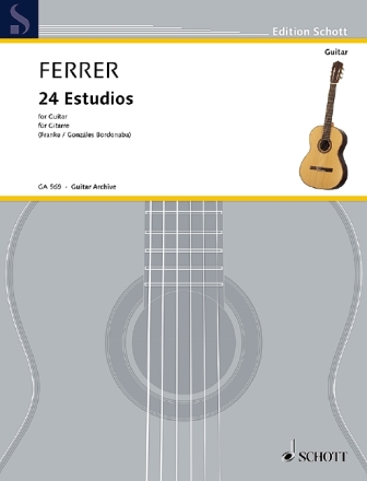 24 Estudios f�r Gitarre
