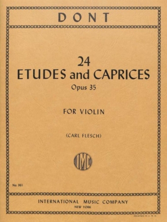 24 Etudes and Caprices op.35 for violin