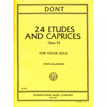 24 Etudes and Caprices op.35 for violin