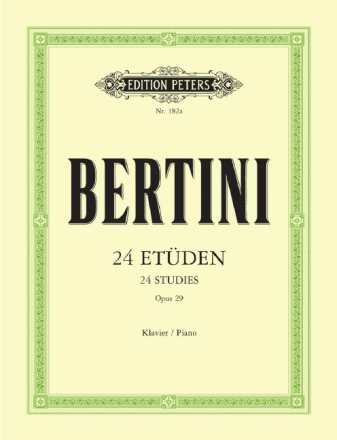 24 Et�den op.29 f�r Klavier