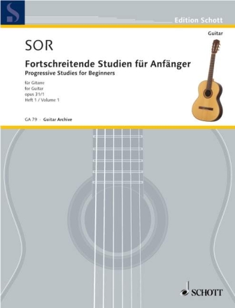 24 fortschreitende Studien f�r Anf�nger Band 1 f�r Gitarre
