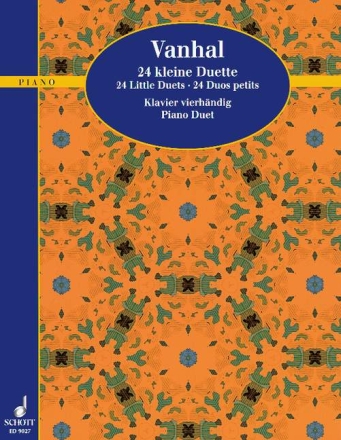 24 kleine Duette f�r Klavier 4-h�ndig