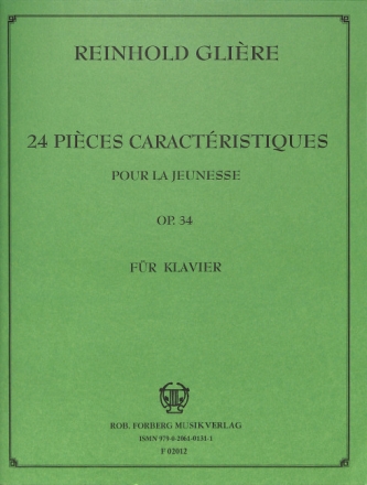 24 Pi�ces caracteristiques pour la jeunesse op.34 f�r Klavier