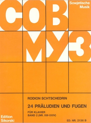 24 Pr�ludien und Fugen Band 2 (Nr.13-24) f�r Klavier