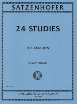 24 Studies for bassoon