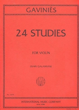 24 Studies for violin