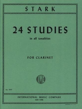 24 Studies in all Tonalities for clarinet
