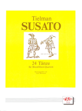 24 T�nze f�r 4 Blockfl�ten (SATB) 2 Partituren