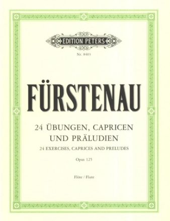 24 �bungen, Capricen und Pr�ludien op.125 f�r Fl�te