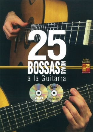 25 Bossas Novas a la Guitarra (+mp3+DVD) PARA GUITARRA