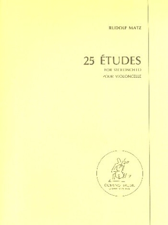 25 �tudes pour violoncelle