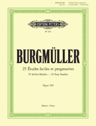 25 leichte Et�den op.100 f�r Klavier