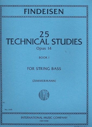 25 Technical Studies op.14 Vol.1 for double bass